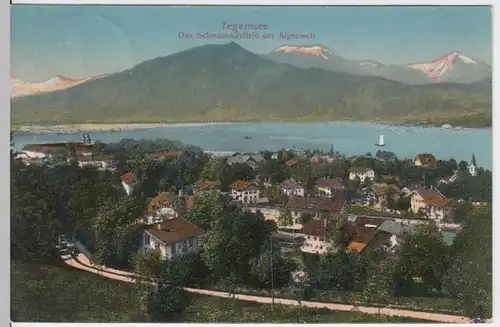 (4743) AK Tegernsee, Panorama 1910