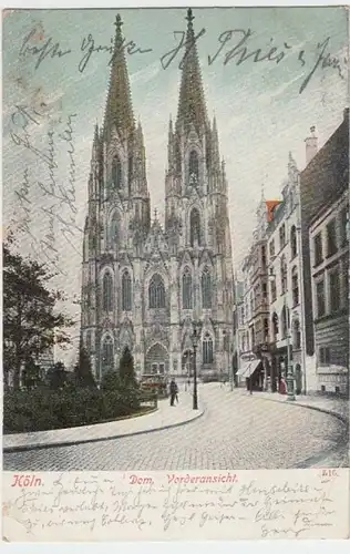 (4714) AK Köln, Dom 1904