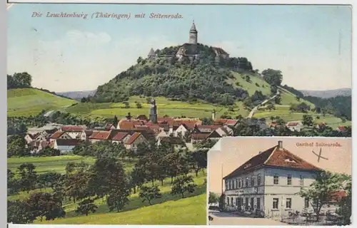 (4706) AK Seitenroda, Gasthof, Leuchtenburg 1929