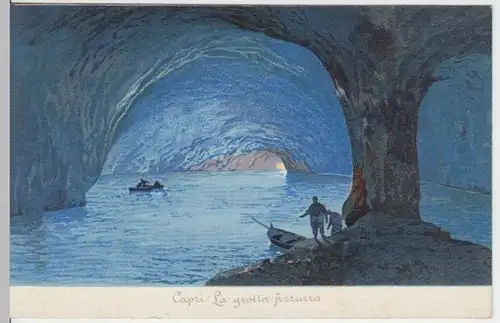 (4600) AK Capri, Blaue Grotte, bis 1905