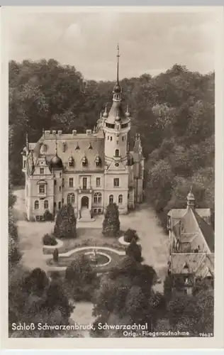 (4569) Foto AK Schwarzenbruck, Faberschloss, Luftbild 1942
