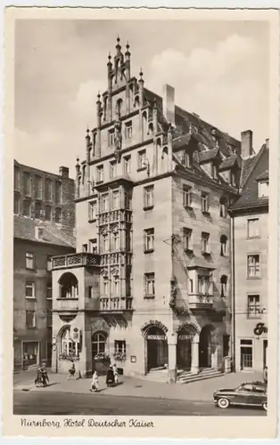 (4545) Foto AK Nürnberg, Hotel Deutscher Kaiser, nach 1945