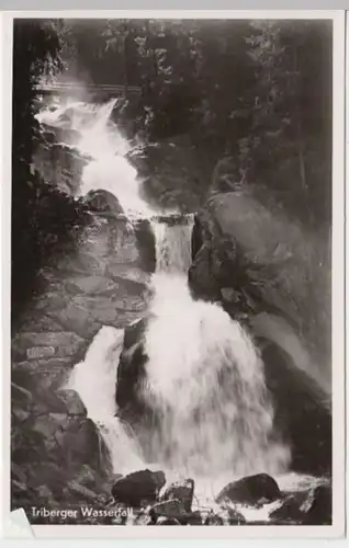 (4516) Foto AK Triberger Wasserfall, Schwarzwald 1953