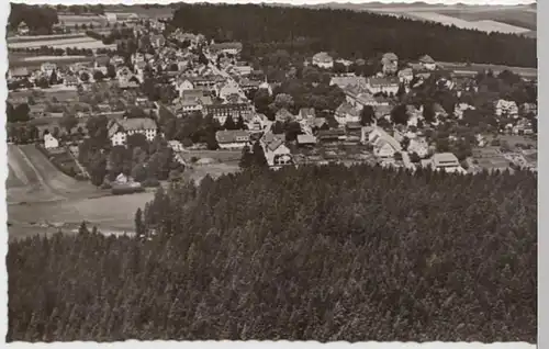 (4472) Foto AK Königsfeld i. Schwarzw., Panorama, Luftbild, nach 1945