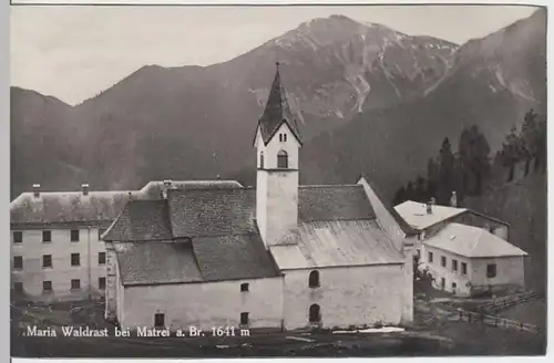 (4435) Foto AK Mühlbachl, Kloster Maria Waldrast 1932