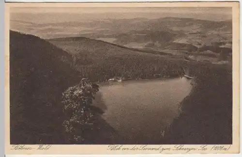 (4355) AK Schwarzer See, Cerne jezero, Böhmerwald, vor 1945