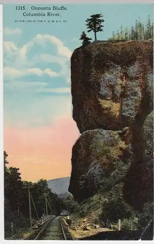 (4320) AK Oneonta Bluff on the Columbia 1910er