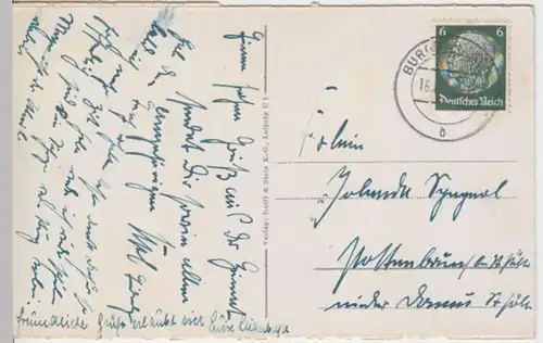 (4317) AK Burgbernheim, Kapellenberg, Kriegerdenkmal 1939