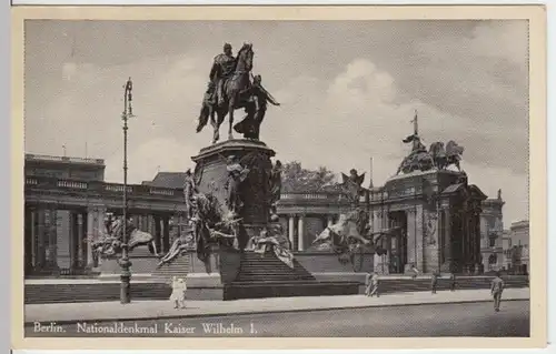 (4307) AK Berlin, Nationaldenkmal Kaiser Wilhelm I., vor 1945