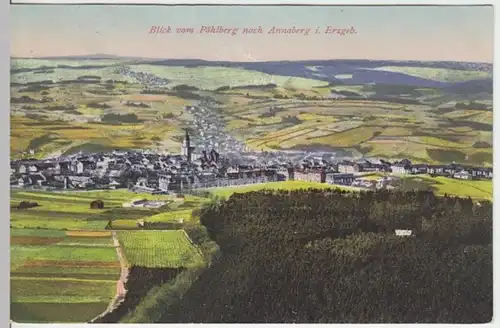 (4302) AK Annaberg, Erzgebirge, Panorama 1928