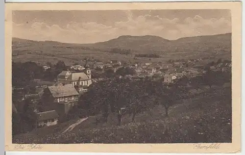 (4296) AK Gersfeld, Rhön, Panorama 1919