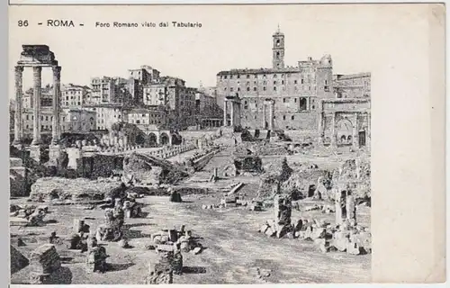 (4247) AK Rom, Roma, Forum Romanum, Tabularium, bis 1905