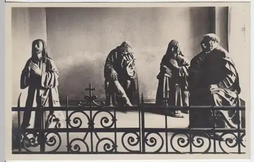 (4239) Foto AK Geyer, Erzgebirge, Ölberggruppe, St. Laurentiuskirche