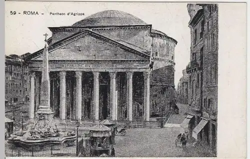 (4234) AK Rom, Roma, Pantheon Agrippas, bis 1905