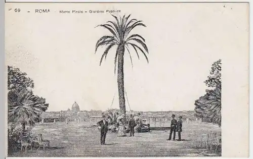 (4230) AK Rom, Roma, Monte Pincio, öffentlicher Garten, bis 1905