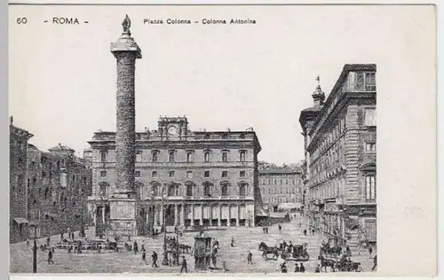 (4223) AK Rom, Roma, Piazza Colonna, Mark-Aurel-Säule, bis 1905
