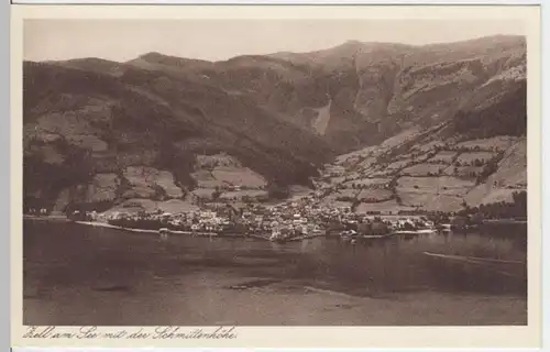 (4211) AK Zell am See, Panorama, Schmittenhöhe 1928