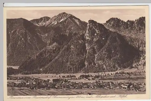 (4146) AK Oberammergau, Panorama, Notspitze, Kofel, vor 1945