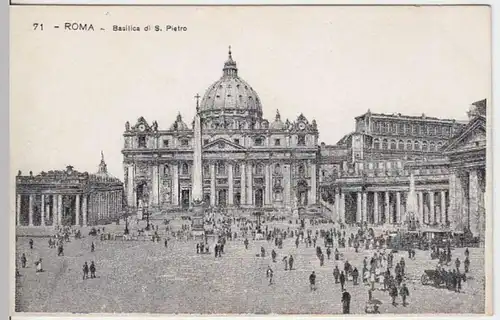 (4142) AK Rom, Vatikan, Petersdom, bis 1905