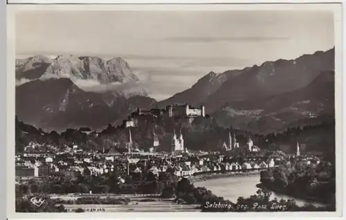 (4110) Foto AK Salzburg, Hohensalzburg, Pass Lueg, Hoher Göll 1932
