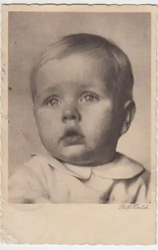 (4090) AK Kinder, kleiner Junge, Fotograf Rolf Herrlich 1932