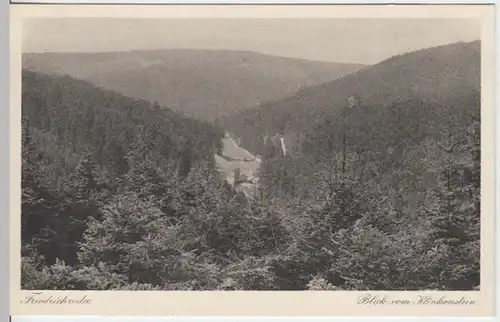 (4070) AK Friedrichroda, Blick vom Klinkenstein, um 1933