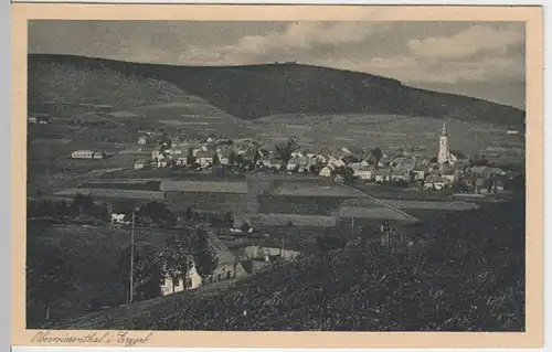 (4049) AK Oberwiesenthal, Erzgebirge, Panorama 1932