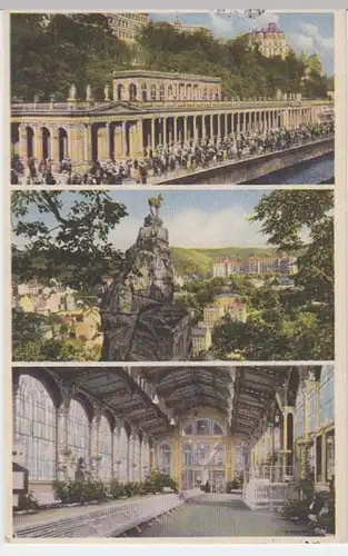 (4015) AK Karlsbad, Karlovy Vary, Böhmen, Mehrbild 1934