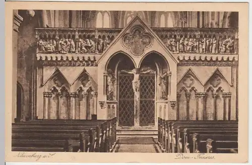 (4006) AK Naumburg, Saale, Dom, Inneres, vor 1945