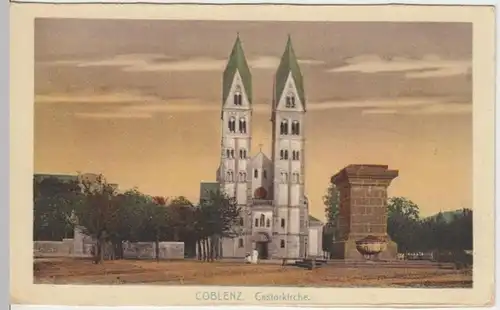 (3881) AK Koblenz, Castorkirche 1923