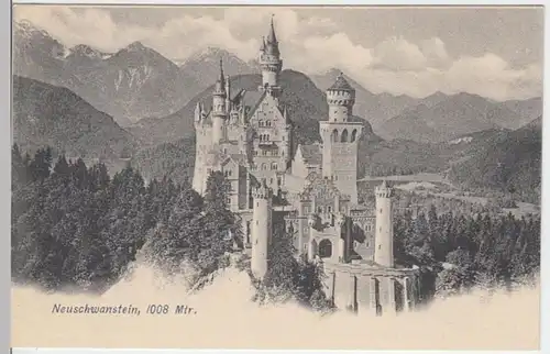 (3869) AK Schloss Neuschwanstein, Hohenschwangau, bis 1905