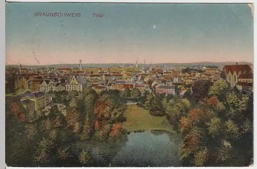 (3866) AK Braunschweig, Panorama 1948