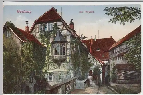 (3850) AK Eisenach, Thür., Wartburg, Burghof, vor 1945