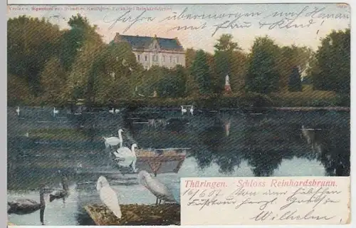 (3827) AK Friedrichroda, Schloss Reinhardsbrunn 1907