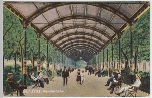 (3773) AK Bad Ems, Wandelbahn 1909