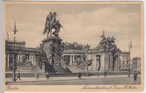 (3742) AK Berlin, Nationaldenkmal Kaiser Wilhelm I., vor 1945