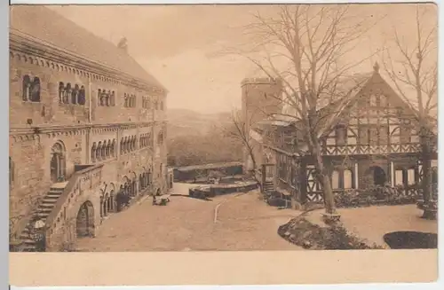 (3722) AK Eisenach, Thür., Wartburg, zweiter Hof 1906