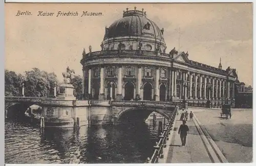(3712) AK Berlin, Bode-Museum, Bahnpost, Mi 89, 1921