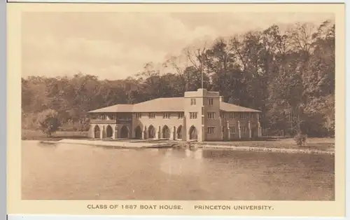 (3698) AK Princeton University, New Jersey, Boat House 1910er