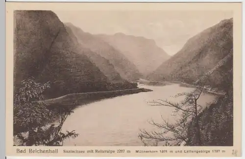 (3693) AK Saalachsee, Kibling, Reiteralpe, Müllnerhorn, vor 1945