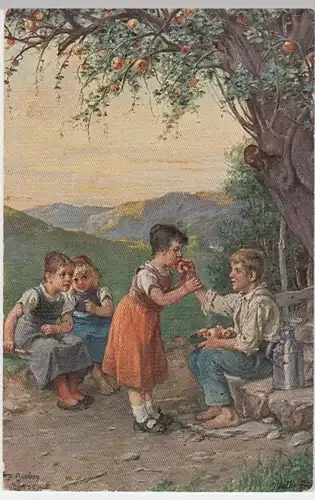 (3643) Künstler AK Ad. Humborg, Die Bevorzugte 1916