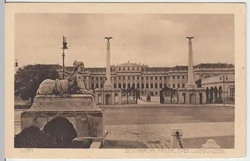 (3631) AK Wien, Schloss Schönbrunn, vor 1945