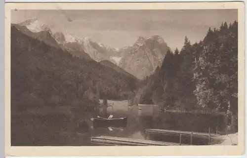 (3618) AK Rießersee, Wettersteingebirge, bis 1935