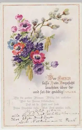 (3604) AK Sprüche, Der Herr lasse Sein Angesicht leuchten 1921