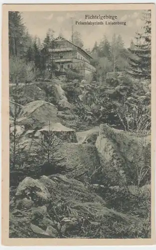 (3589) AK Luisenburg, Fichtelgebirge, Felsenlabyrinth, vor 1945