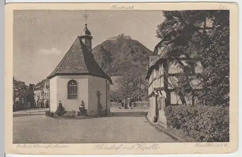 (3577) AK Rhöndorf, Kapelle, Drachenfels 1920er