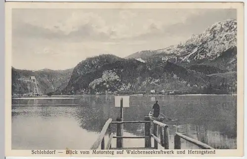 (3563) AK Schlehdorf, Walchenseekraftwerk, Herzogstand 1926-33