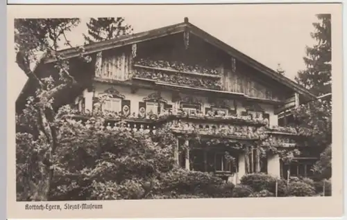 (3460) Foto AK Rottach-Egern, Slezak Museum