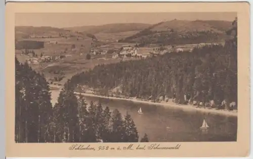 (3333) AK Schluchsee, Schwarzwald, Panorama, vor 1945