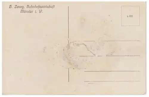 (3324) AK Münster, Westf., Prinzipalmarkt, Schloss, Dom, vor 1945